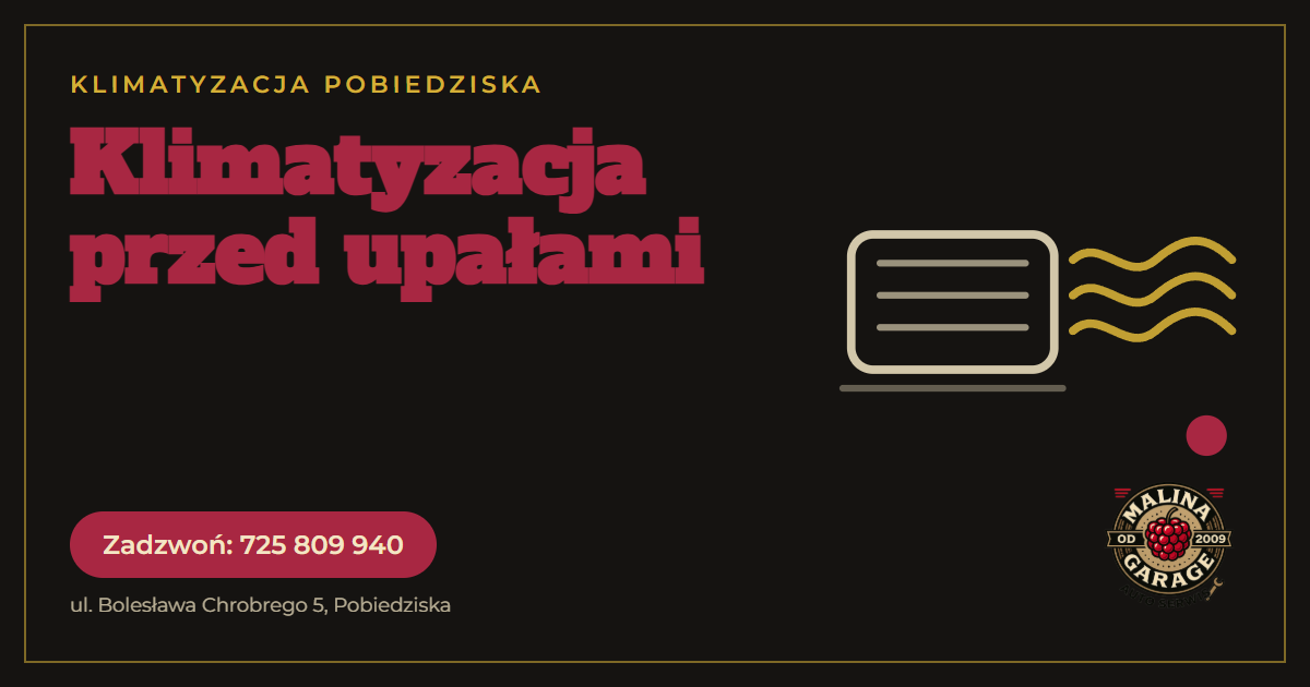 Ozonowanie samochodu Gniezno, dojazd do Malina Garage w Pobiedziskach